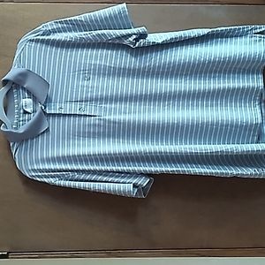 Izod Golf Grey & White Golf Shirt XXL